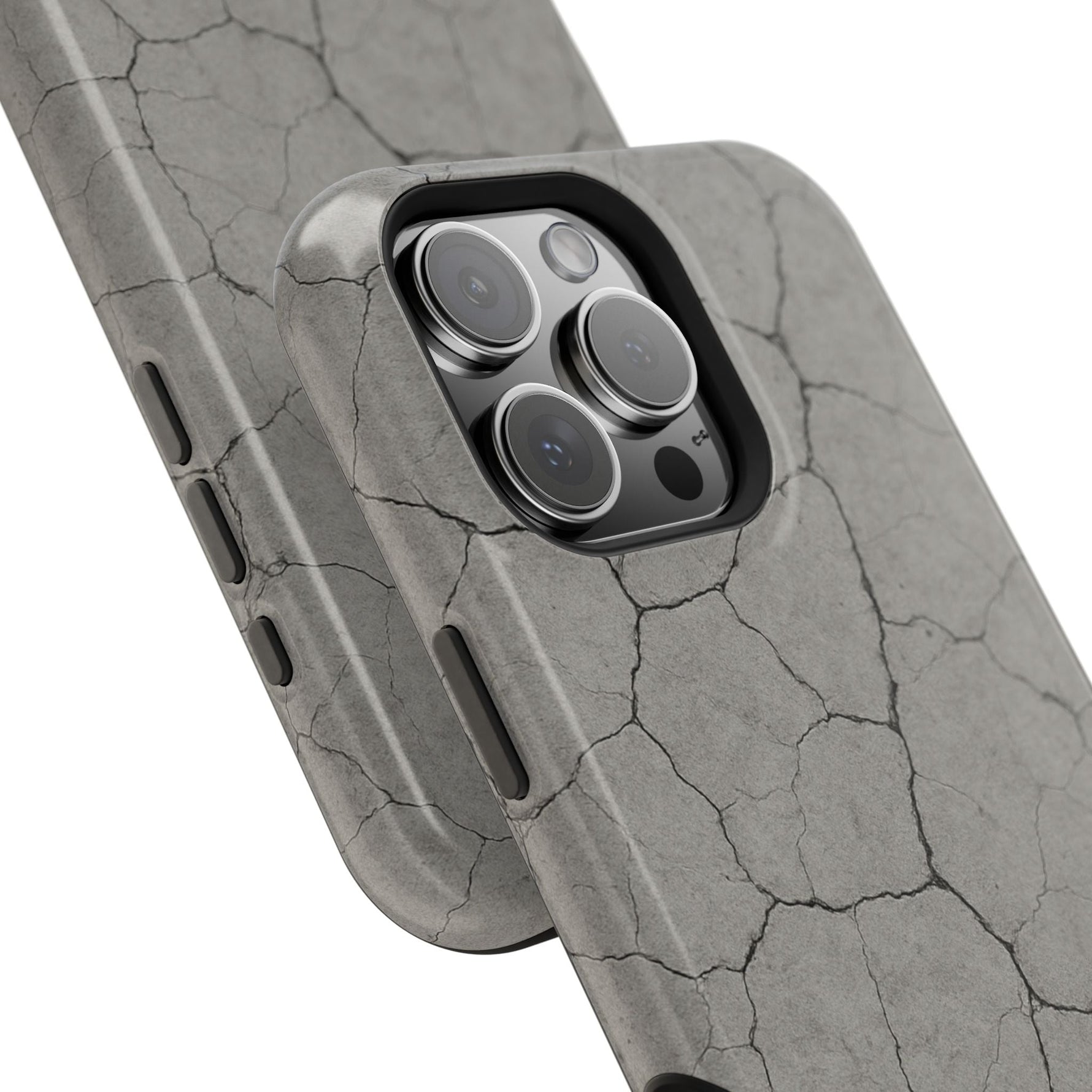 Cracked Concrete Texture iPhone Case with MagSafe compatibility  Shamo's