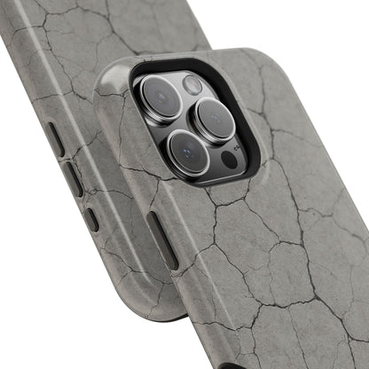 Cracked Concrete Texture iPhone Case with MagSafe compatibility  Shamo's