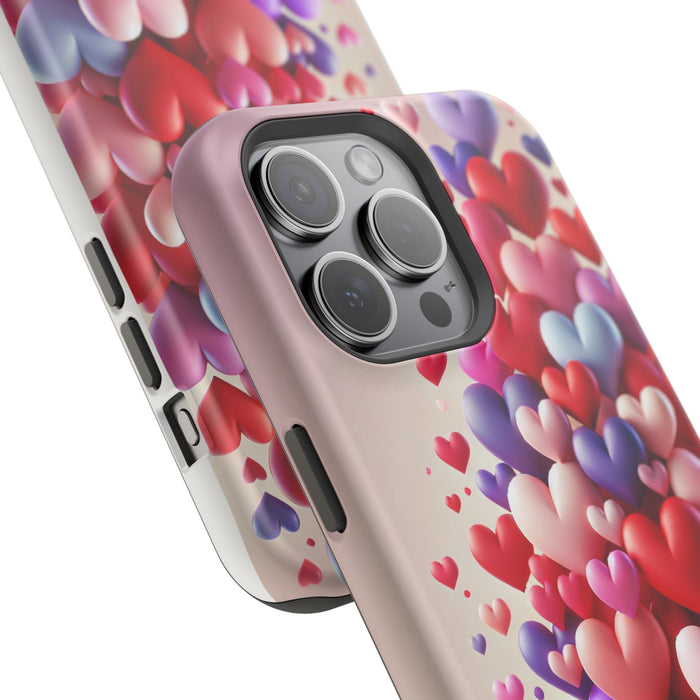 Shamo's Phone Case | MagSafe Compatible | Love Hearts Theme