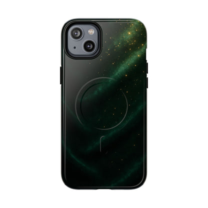 Luxury Series Emerald Galaxy iPhone Case with MagSafe - Shamo's