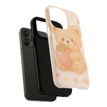 Strawberry Teddy iPhone Case with MagSafe  Shamo's