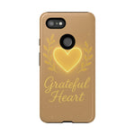 Grateful Heart iPhone Case — Warm Neon Heart  Shamo's Google Pixel 3 XL / Glossy