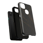 Black Marble Tough iPhone Case  Shamo's