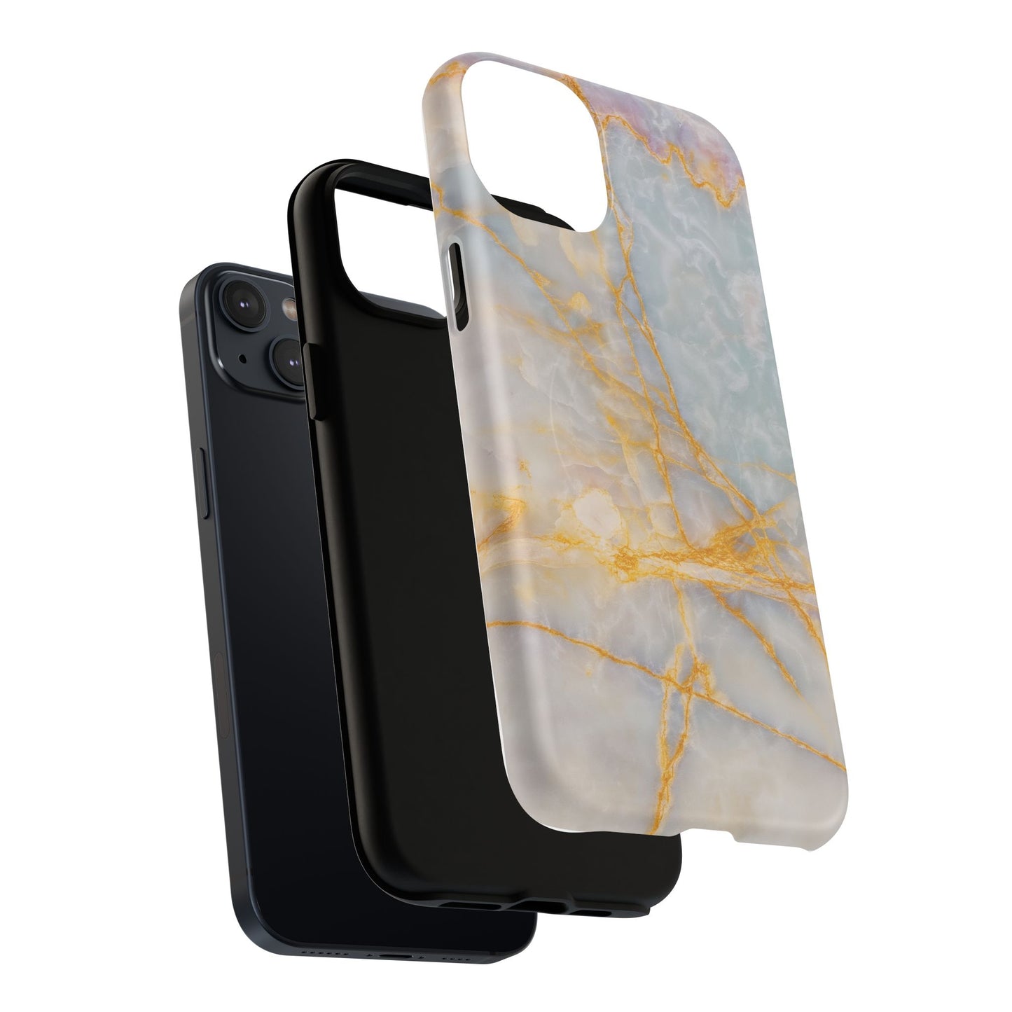 Marble Gold Vein iPhone Case (MagSafe Compatible)