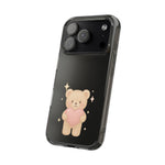Romantic Teddy Bear Impact-Resistant iPhone Case with Heart Design  Shamo's
