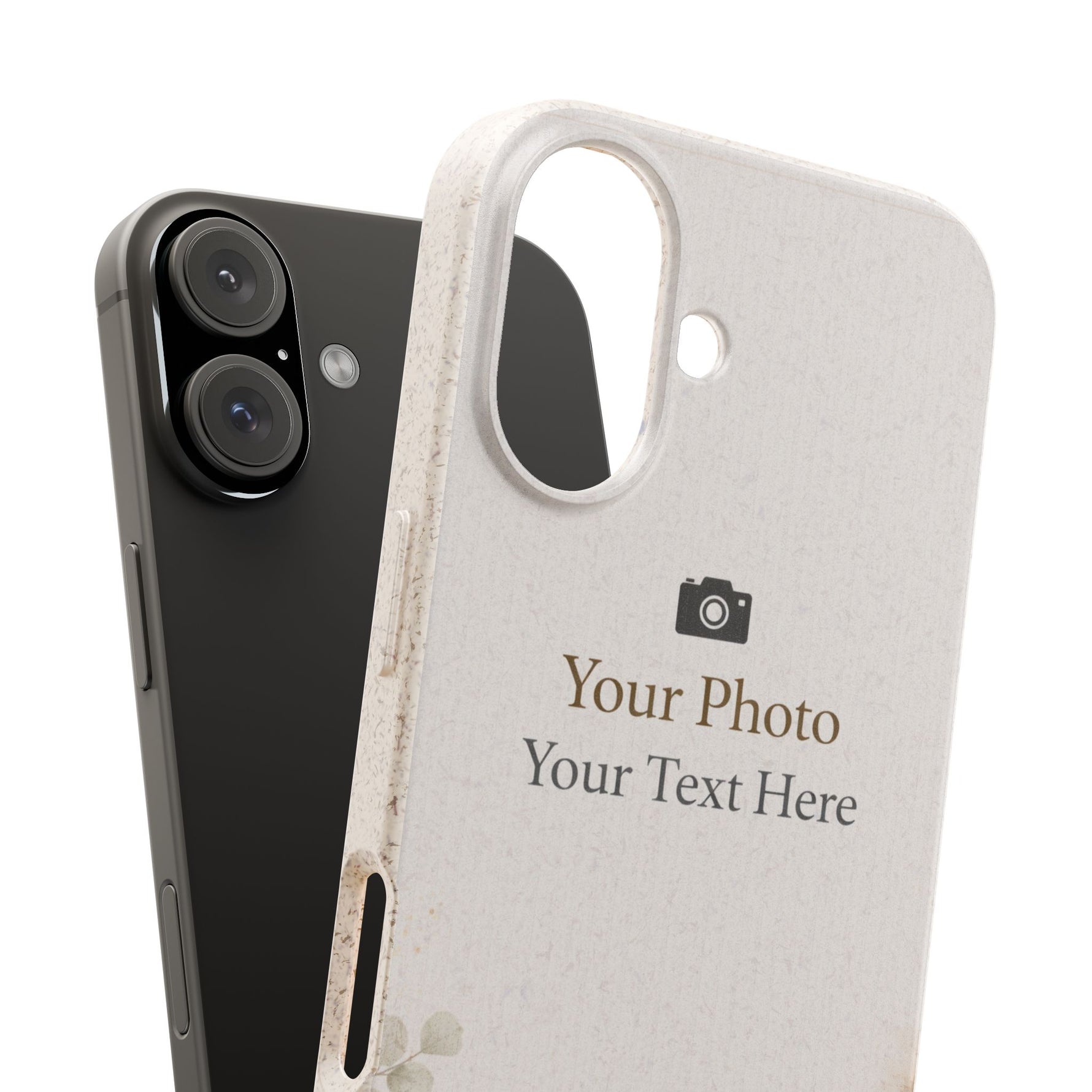 Personalizable Biodegradable Custom Phone Case | Add your own Photo and Text - iPhone 17 Pro Max - Shamo's