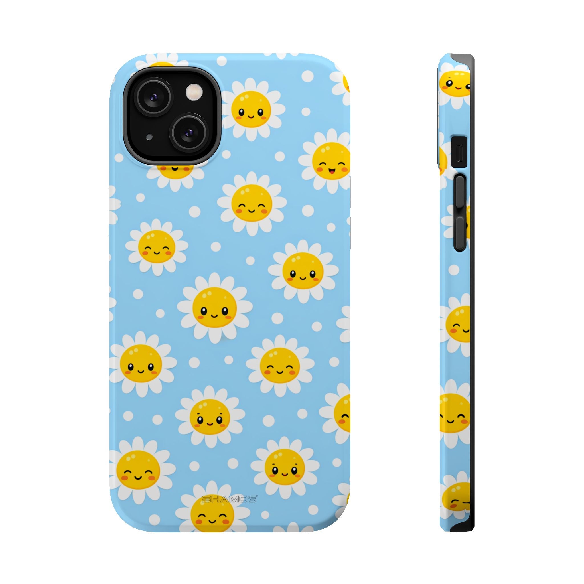 Sunny Daisy MagSafe Compatible Magnetic Phone Case — Impact-Resistant Cover - iPhone 14 Plus / Glossy - Shamo's