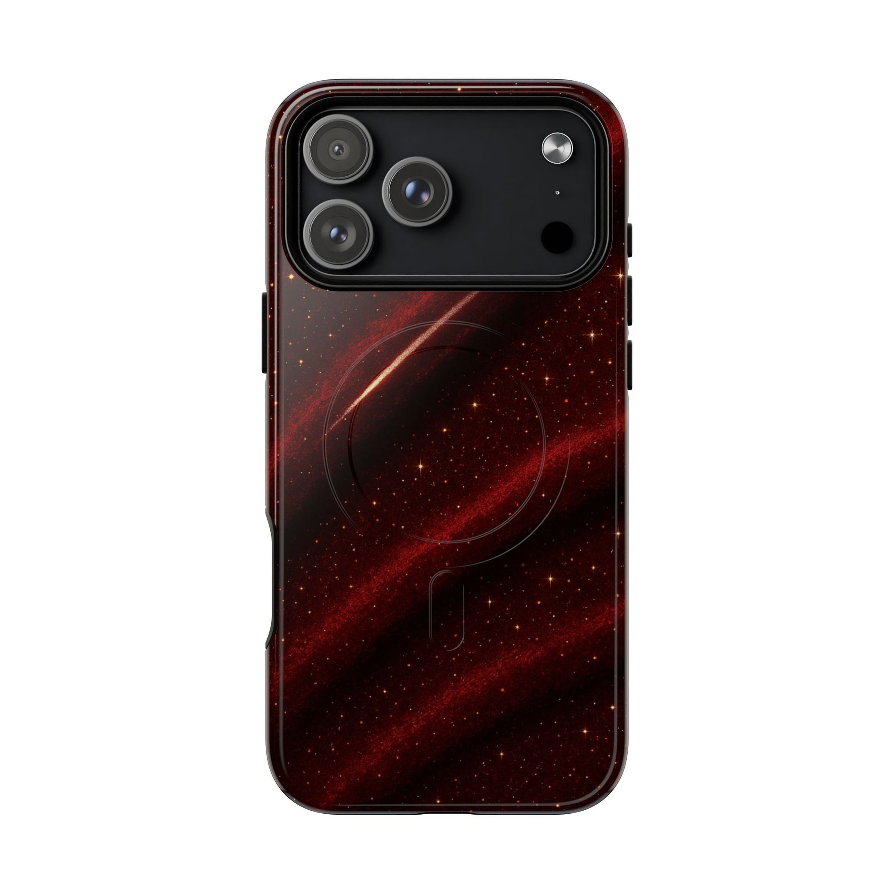 Red Nebula iPhone Case with MagSafe - Shamo's