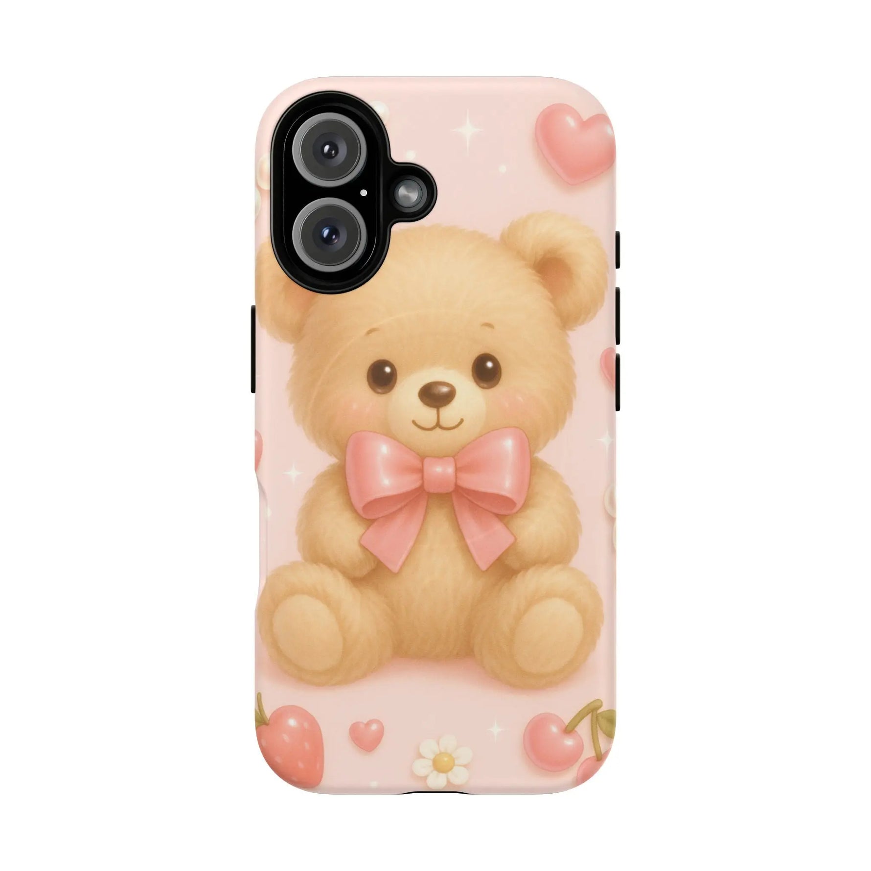 Ribbon Teddy Bear Love iPhone Case with MagSafe - Shamo's