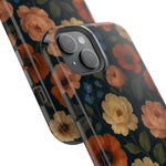 Floral Vintage Rose Magnetic Impact iPhone Case with MagSafe  Shamo's