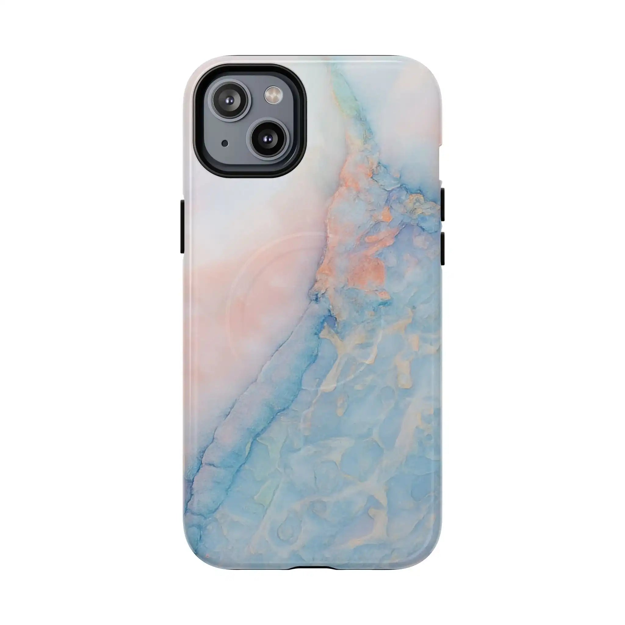 Marble Pastel iPhone Case (MagSafe compatible)  Shamo's iPhone 14 Plus / Glossy