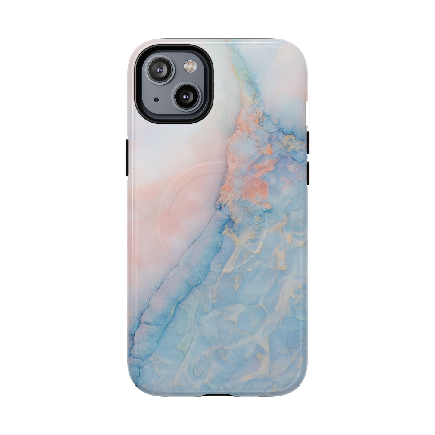 Marble Pastel iPhone Case (MagSafe compatible)