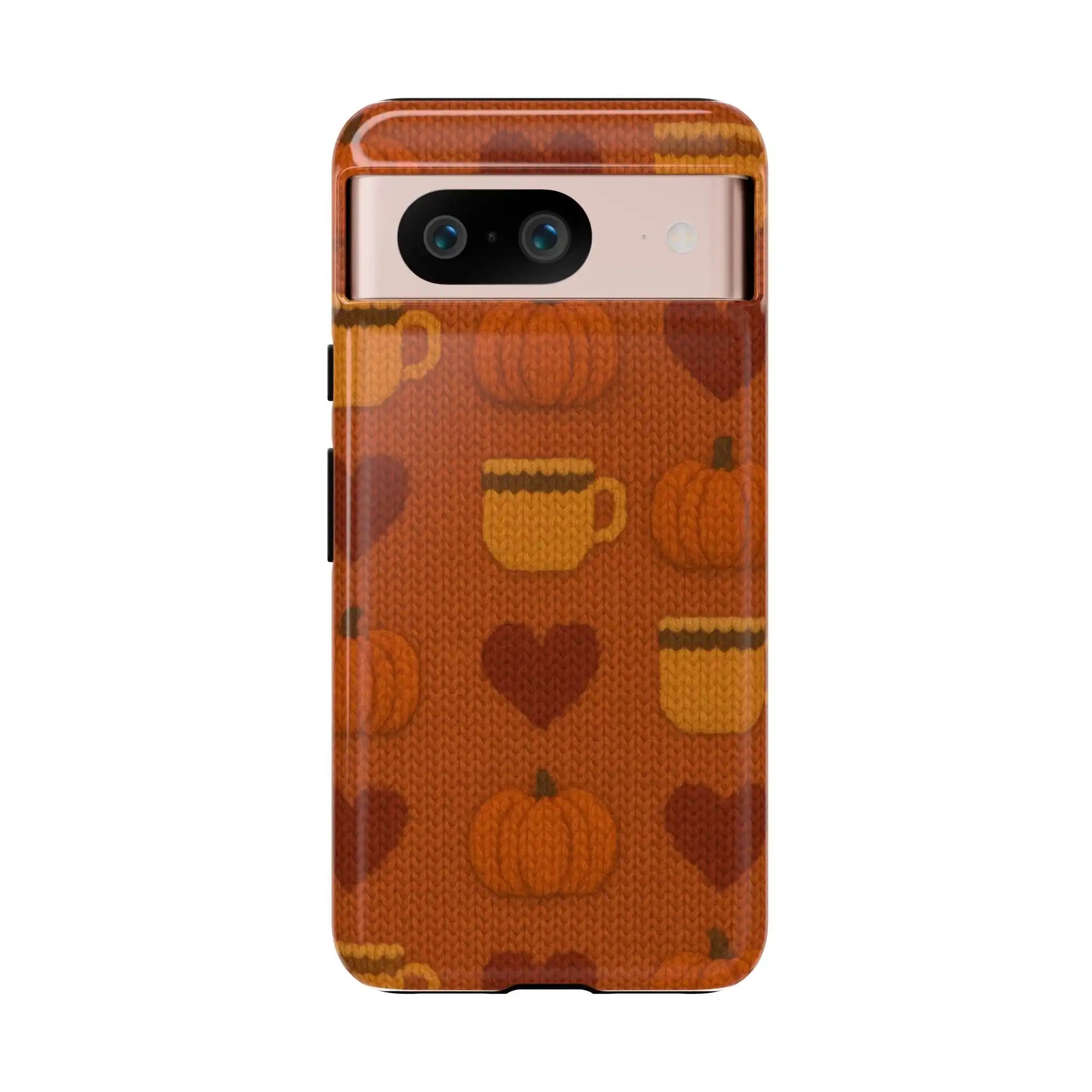 Fall Pumpkin & Coffee Phone Case  Shamo's Google Pixel 8 / Glossy