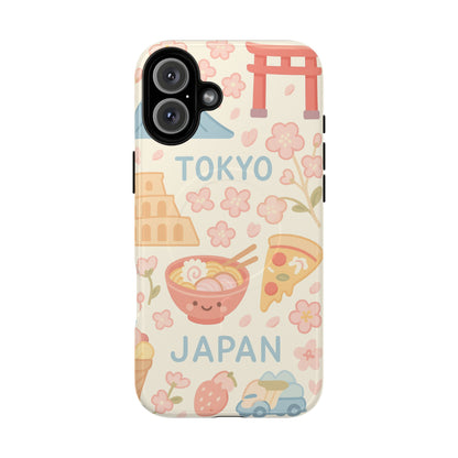 Tokyo Travel iPhone Case - Cute Japan Design | MagSafe