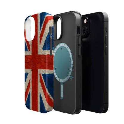 MagSafe Tough iPhone Case — UK Flag Magnetic Impact-Resistant Design  Shamo's