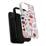 Love Doodle Tough iPhone Case (MagSafe compatible)  Shamo's