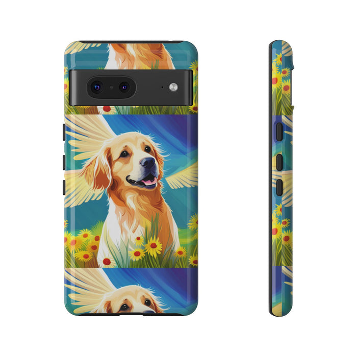 Tough Cases Golden Retriever with Wings Phone case
