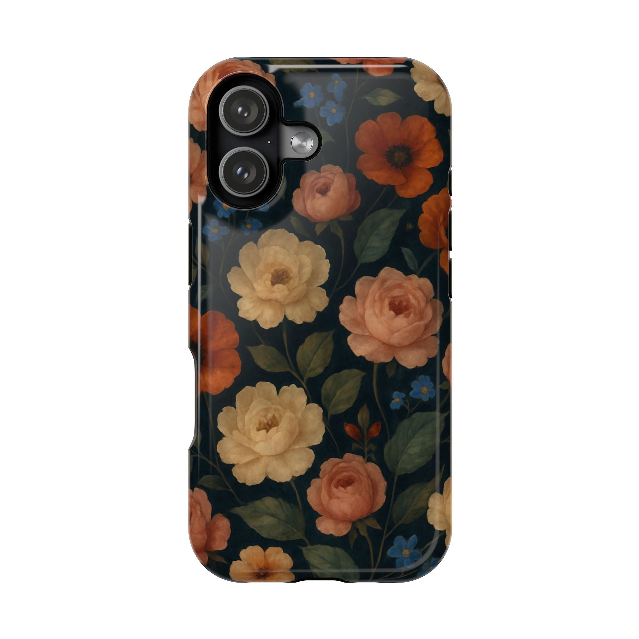 Floral Vintage Rose Magnetic Impact iPhone Case with MagSafe  Shamo's iPhone 17 Pro Max / Matte
