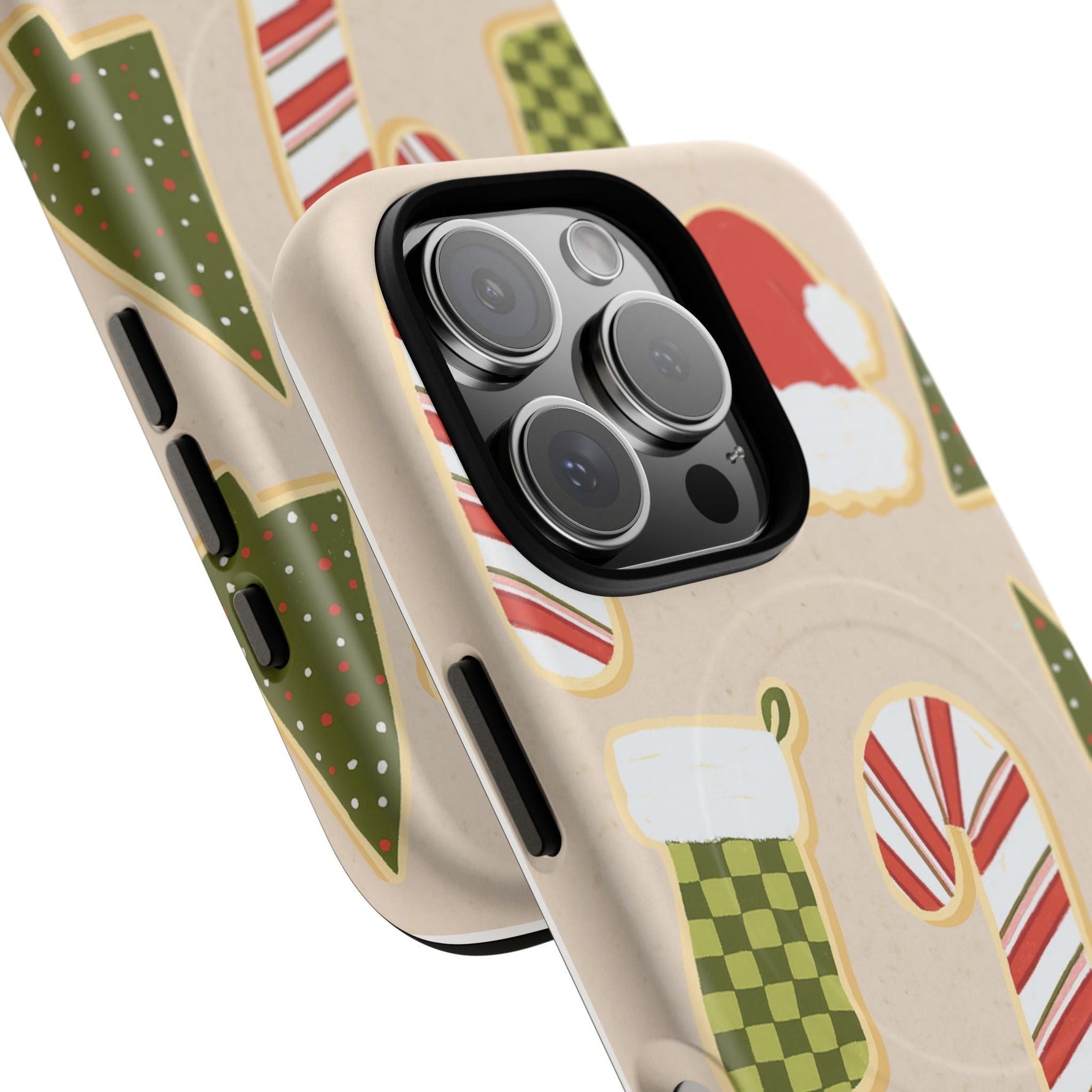 Festive Candy Cane Holiday iPhone Case | MagSafe  Shamo's