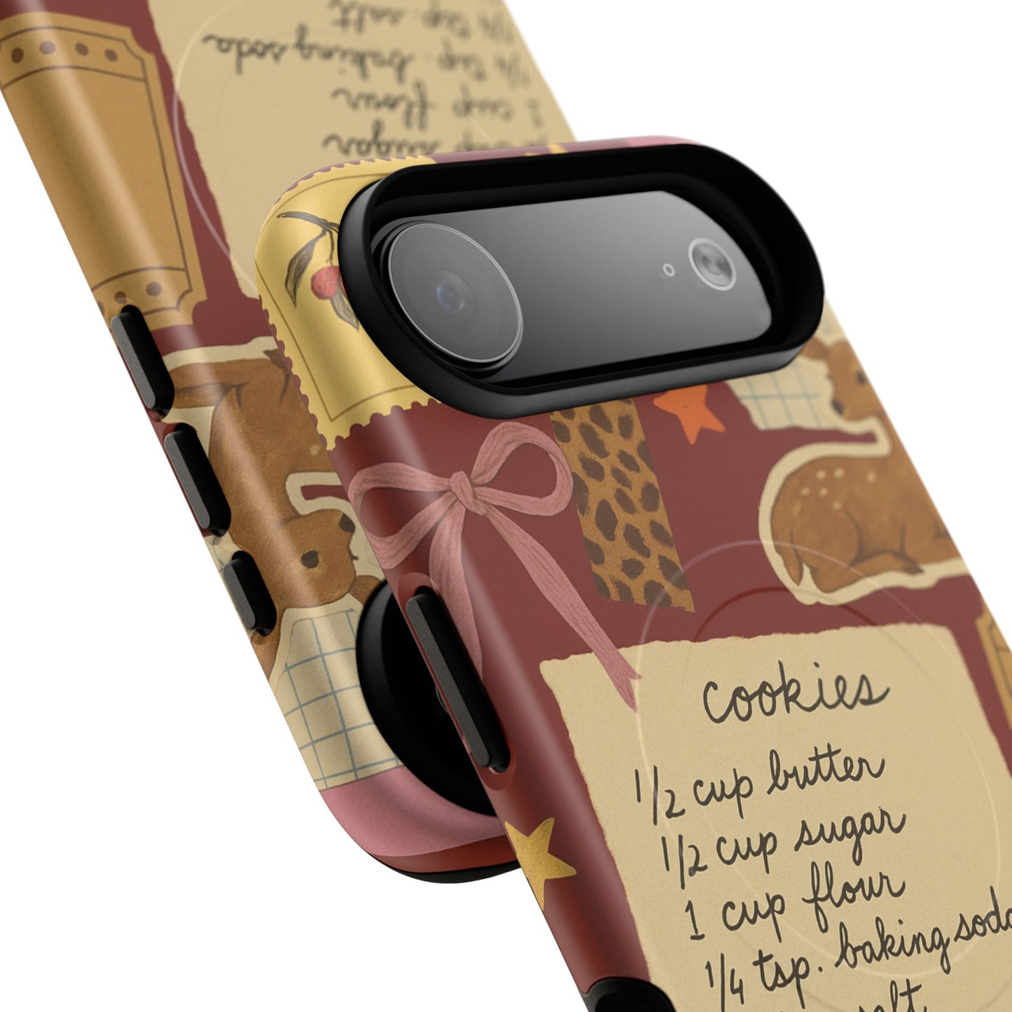 Holiday Receipt Stamps iPhone Case with MagSafe Compatibility