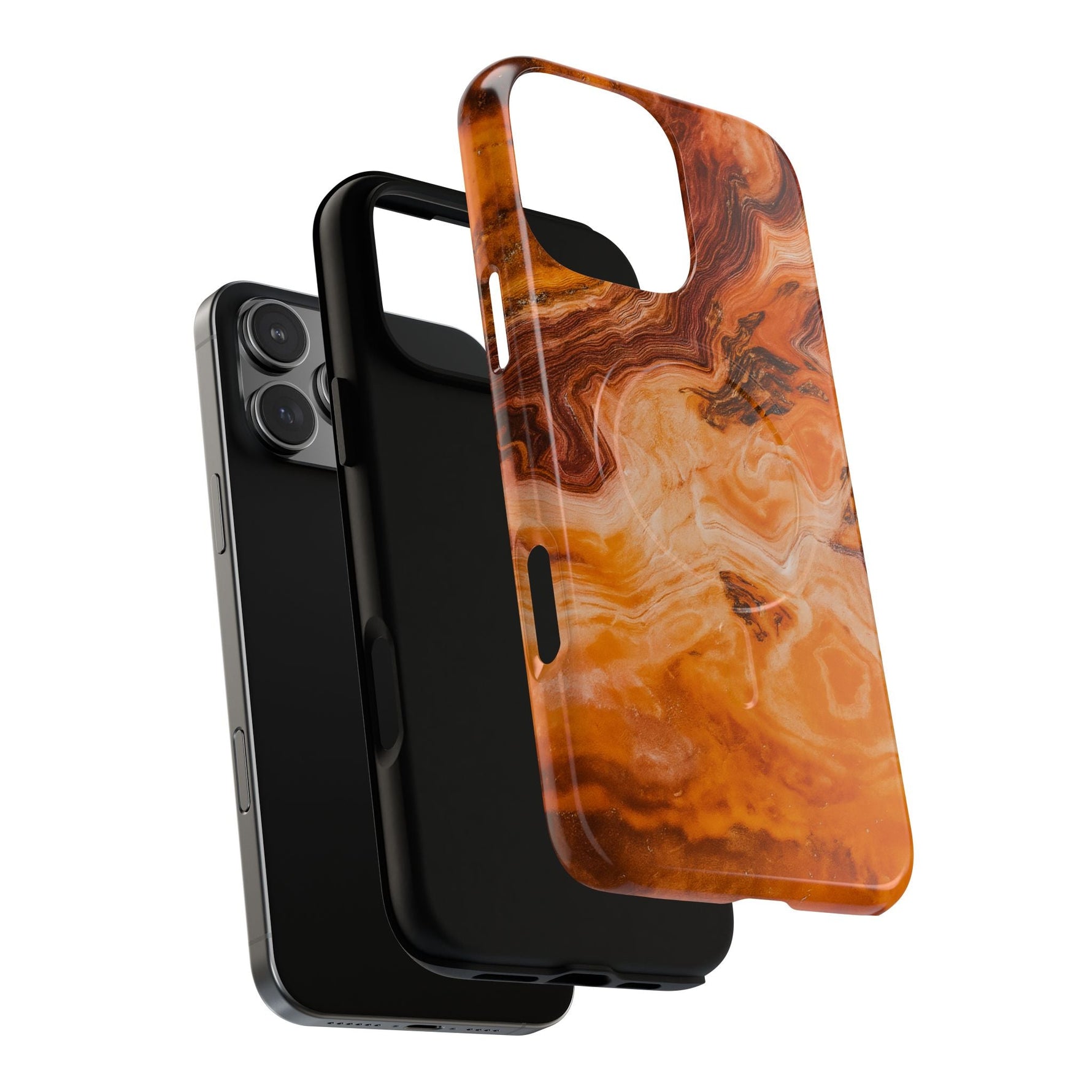 Amber Agate Marble iPhone Case — compatible with MagSafe  Shamo's