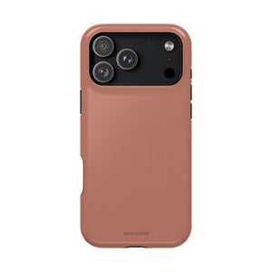 Terracotta Rose MagSafe Compatible Impact-Resistant iPhone Case - iPhone 17 Pro Max / Glossy - Shamo's