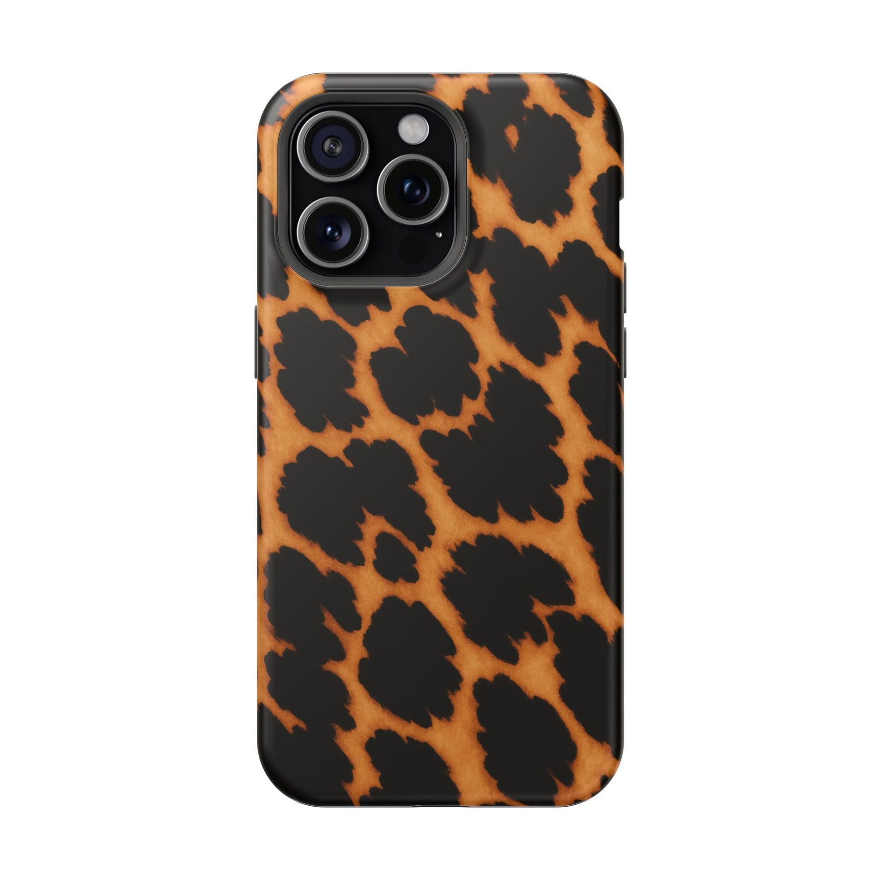 Leopard Print Impact-Resistant iPhone Case with MagSafe Compatibility  Shamo's iPhone 15 Pro Max / Matte