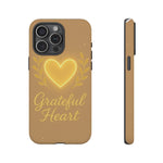 Grateful Heart iPhone Case — Warm Neon Heart  Shamo's iPhone 15 Pro Max / Matte