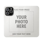 Personalized Flip Wallet Phone Case – Custom Photo & Text Wallet Cover