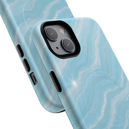 Sky Glow Marble iPhone Case with MagSafe
