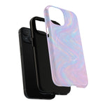 Luxury Series Iridescent Swirl iPhone Case with MagSafe - Shamo's
