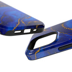 Blue Gold Marble Phone Case  Shamo's