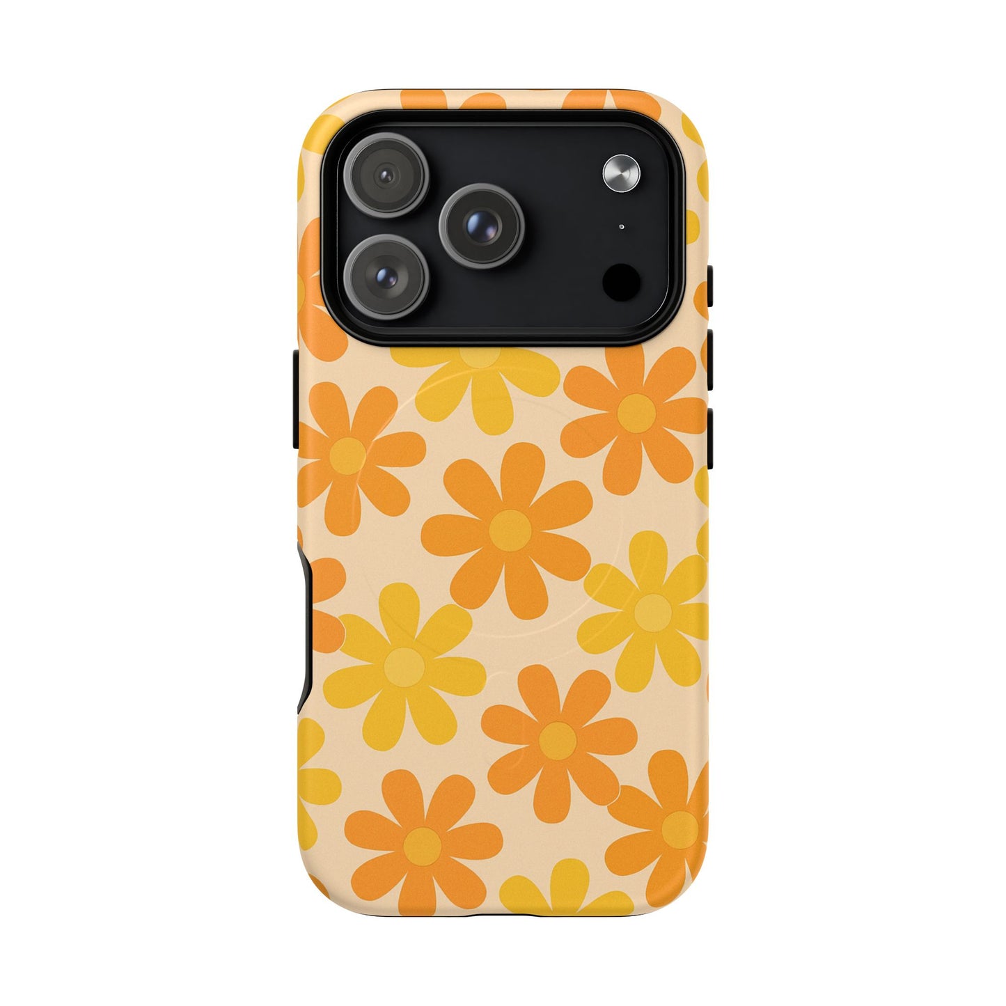 Retro Daisies Pattern iPhone Case | MagSafe