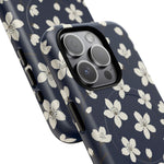 Navy Blossom Floral iPhone Case | MagSafe  Shamo's
