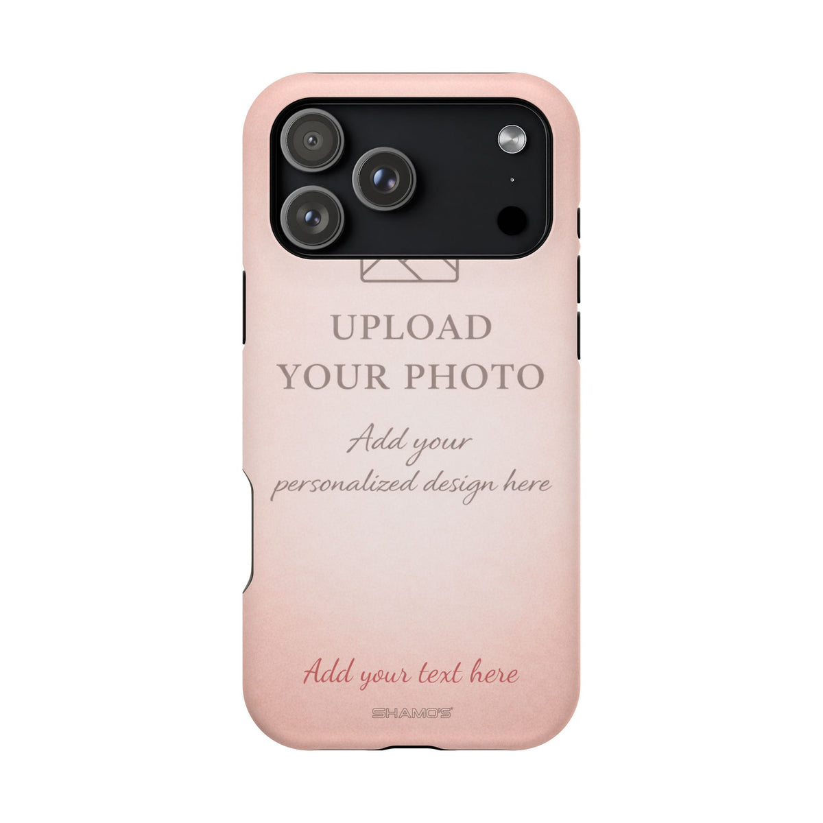 Personalizable iPhone Case | Add Your Own Photo and Text | MagSafe Compatible