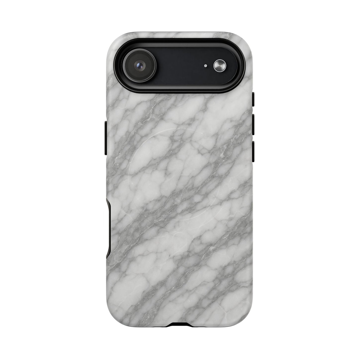 Silver Mist Marble iPhone Case with MagSafe - Shamo's