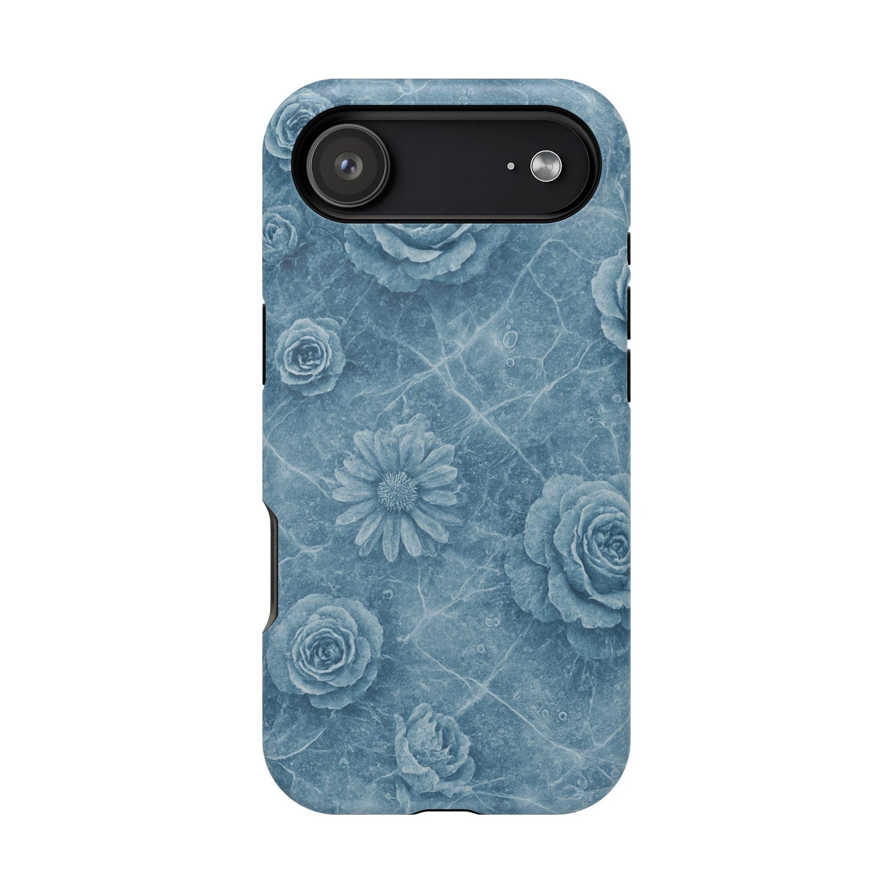 Frozen Flower Impact-Resistant iPhone Case — MagSafe Compatible  Shamo's iPhone 17 Air / Matte