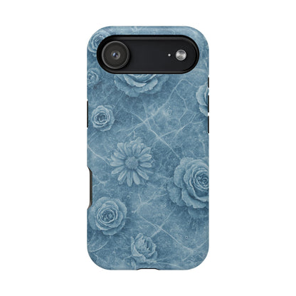 Frozen Flower Impact-Resistant iPhone Case — MagSafe Compatible  Shamo's iPhone 17 Air / Matte