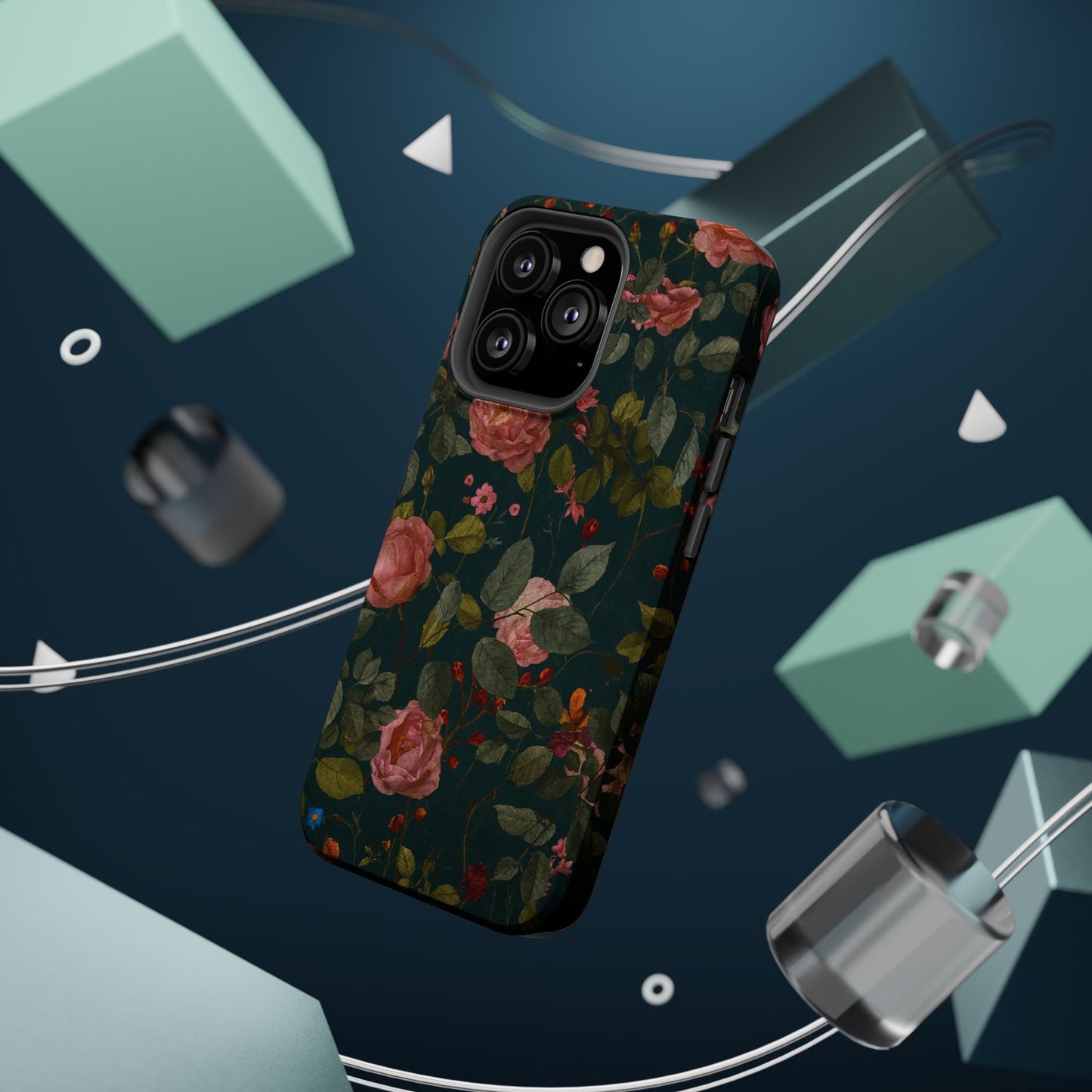 Floral Rose Realistic iPhone Case with MagSafe  Shamo's