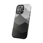 Monochrome Mountain Design iPhone Case | MagSafe  Shamo's