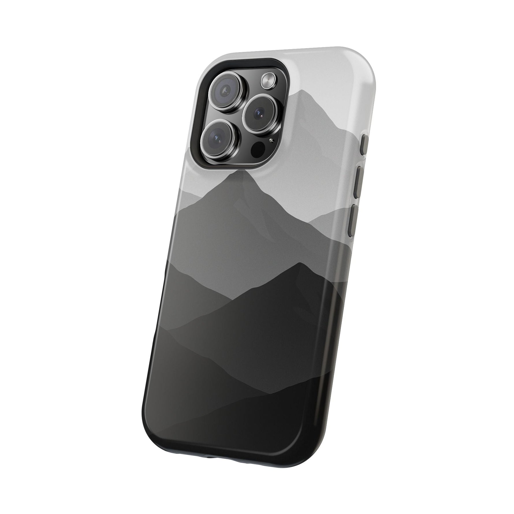 Monochrome Mountain Design iPhone Case | MagSafe  Shamo's