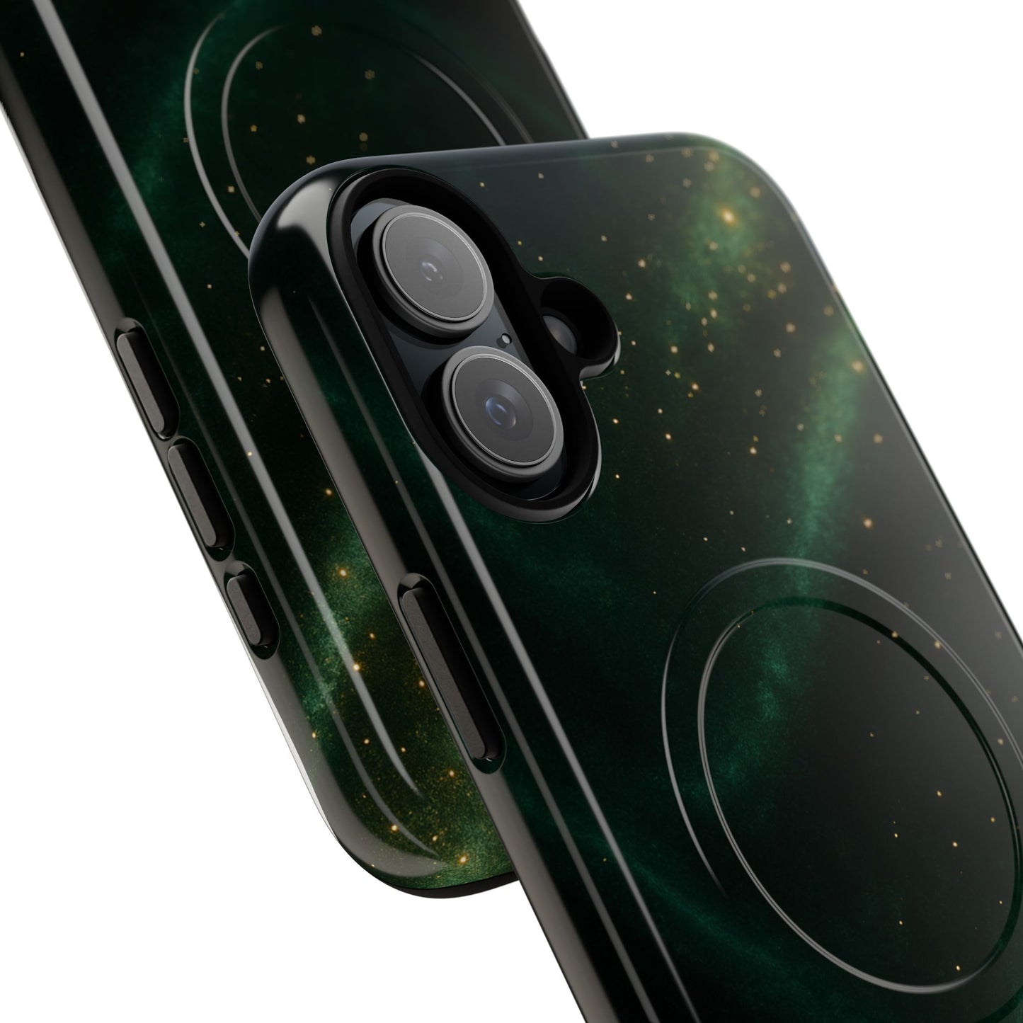 Luxury Series Emerald Galaxy iPhone Case with MagSafe