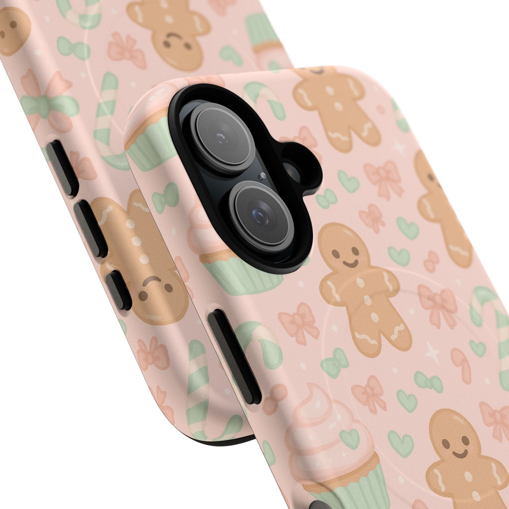 Gingerbread Candy Holiday Tough iPhone Case | compatible with MagSafe  Shamo's