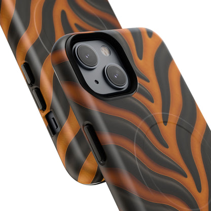 Fierce Tiger Striped iPhone Case - Works with MagSafe