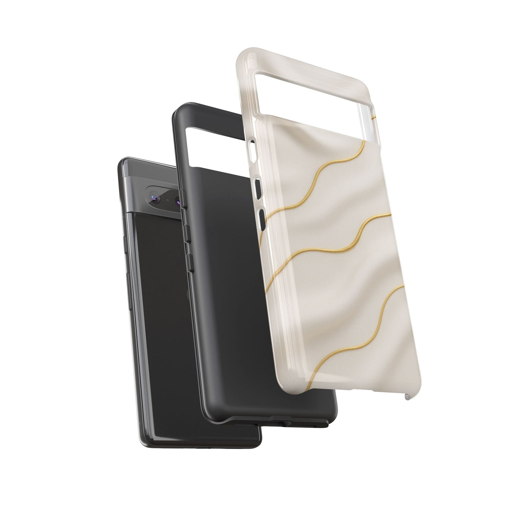 Elegant Gold Wave Tough iPhone Case  Shamo's