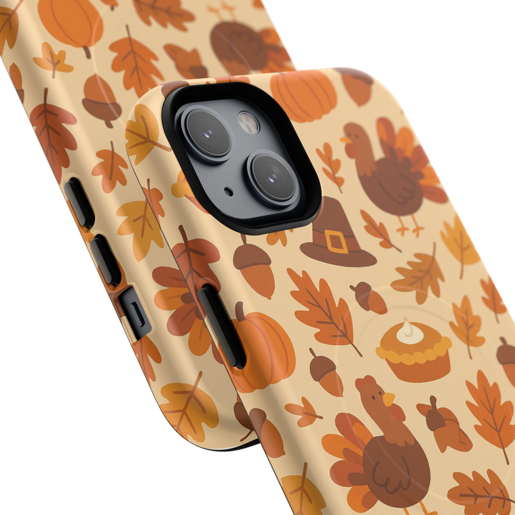 Thanksgiving-Themed Tough Magnetic iPhone Case | Compatible with MagSafe - Shamo's