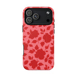 Red Floral Love iPhone Case (MagSafe compatible)  Shamo's iPhone 17 Pro Max / Matte