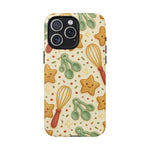 Baking Holiday iPhone Case — Cute Whisk & Cookie Pattern | compatible with MagSafe  Shamo's iPhone 15 Pro Max / Matte