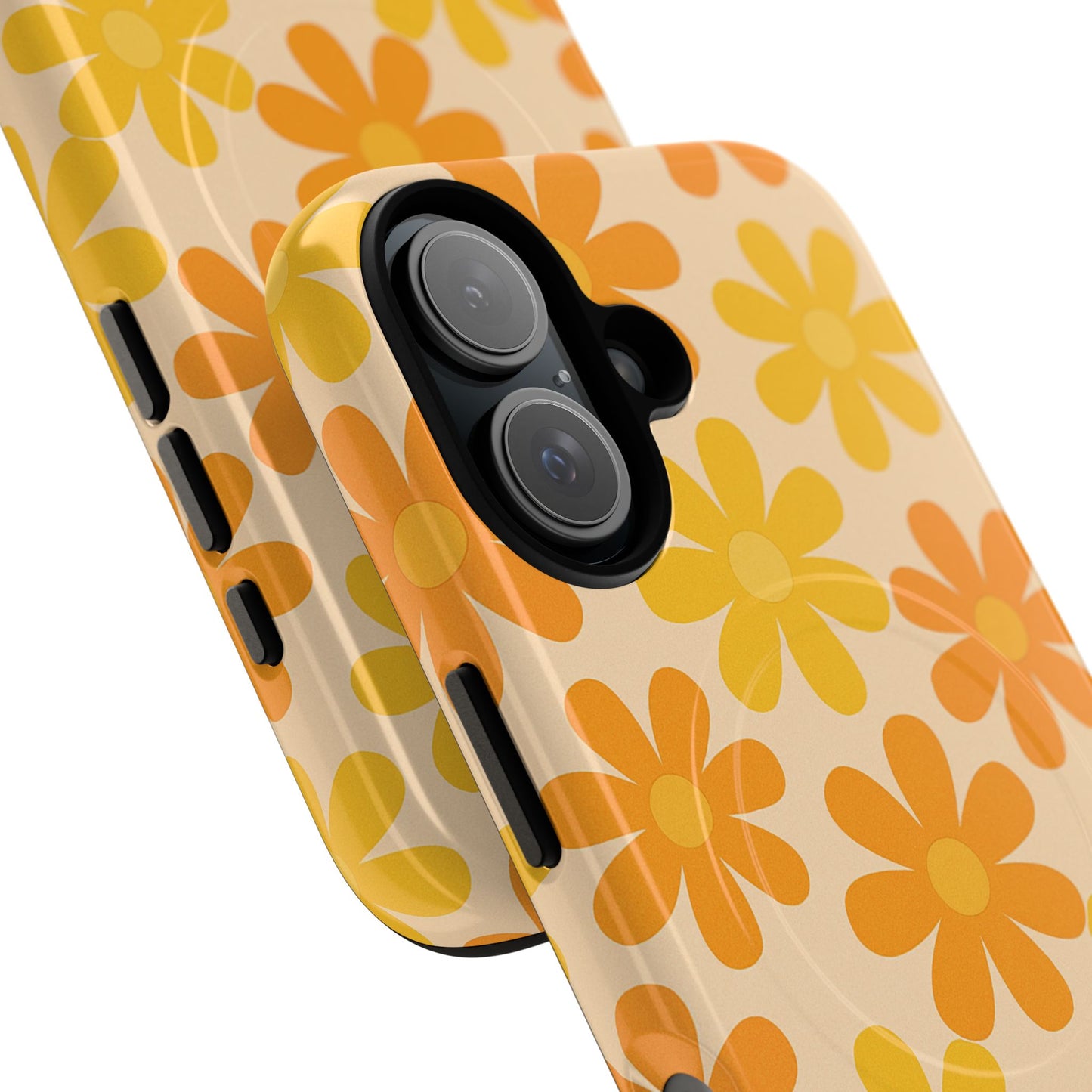 Retro Daisies Pattern iPhone Case | MagSafe