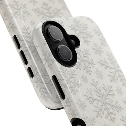 Snowflake Texture iPhone Case compatible with MagSafe